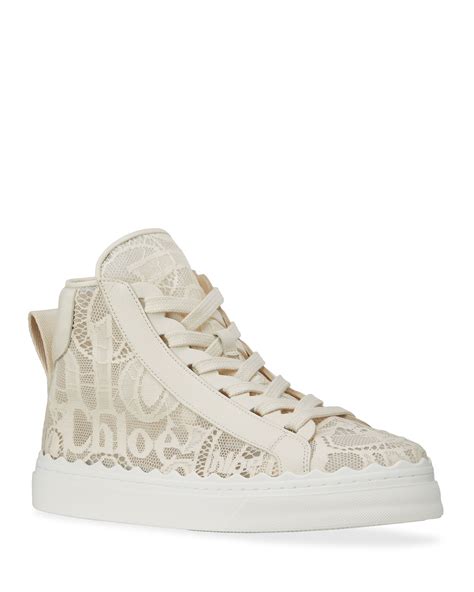 chloe lauren lace trainers.